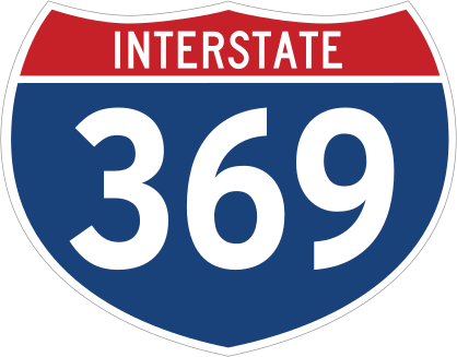 Interstate 369 Sign Sticker
