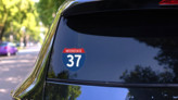 Interstate 37 Sign Sticker on a Rear Car Window (New) example