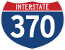 Interstate 370 Sign Sticker