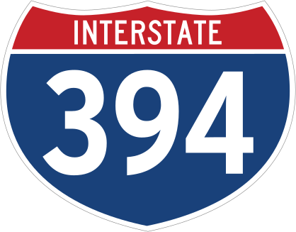 Interstate 394 Sign Sticker