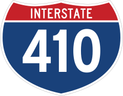 Interstate 410 Sign Sticker