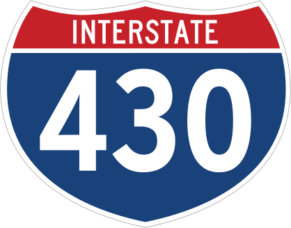 Interstate 430 Sign Sticker
