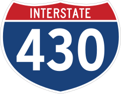 Interstate 430 Sign Sticker