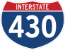 Interstate 430 Sign Sticker