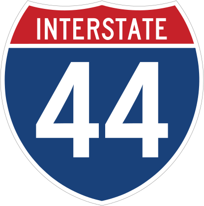 Interstate 44 Sign Sticker
