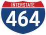 Interstate 464 Sign Sticker