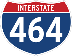 Interstate 464 Sign Sticker