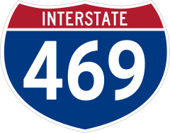 Interstate 469 Sign Sticker