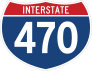 Interstate 470 Sign Sticker