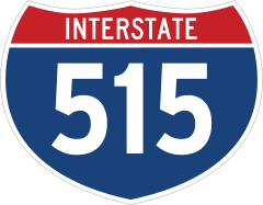 Interstate 515 Sign Sticker