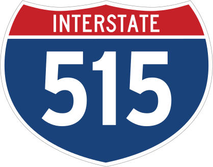 Interstate 515 Sign Sticker