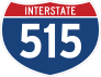 Interstate 515 Sign Sticker