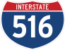 Interstate 516 Sign Sticker
