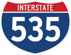 Interstate 535 Sign Sticker