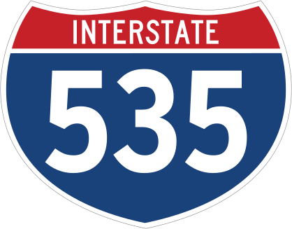 Interstate 535 Sign Sticker