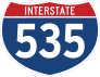 Interstate 535 Sign Sticker