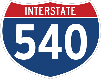 Interstate 540 Sign Sticker