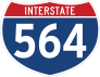 Interstate 564 Sign Sticker