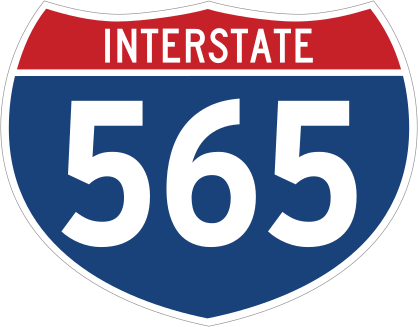 Interstate 565 Sign Sticker