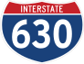 Interstate 630 Sign Sticker