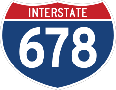 Interstate 678 Sign Sticker