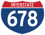 Interstate 678 Sign Sticker