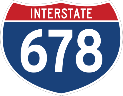 Interstate 678 Sign Sticker
