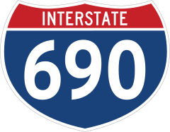 Interstate 690 Sign Sticker
