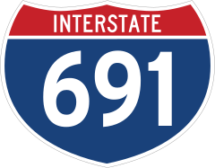 Interstate 691 Sign Sticker