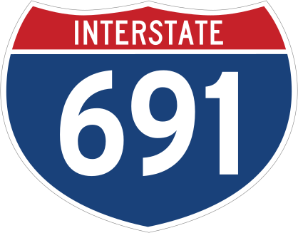 Interstate 691 Sign Sticker