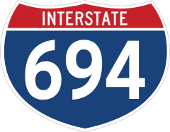 Interstate 694 Sign Sticker