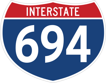 Interstate 694 Sign Sticker