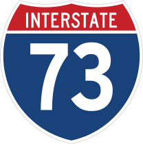 Interstate 73 Sign Sticker