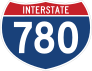 Interstate 780 Sign Sticker