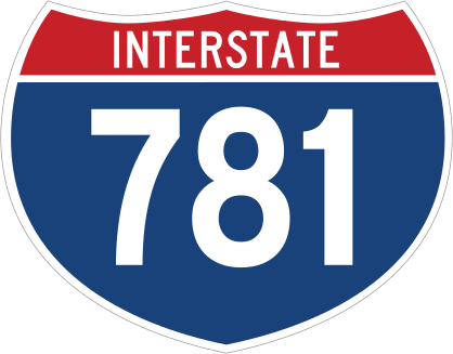 Interstate 781 Sign Sticker