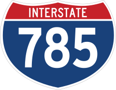 Interstate 785 Sign Sticker