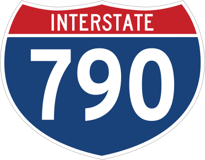 Interstate 790 Sign Sticker