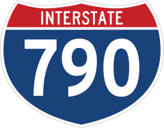 Interstate 790 Sign Sticker