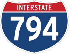 Interstate 794 Sign Sticker