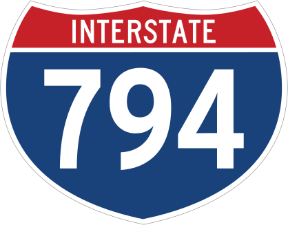 Interstate 794 Sign Sticker