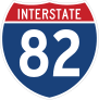 Interstate 82 Sign Sticker