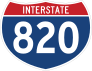 Interstate 820 Sign Sticker