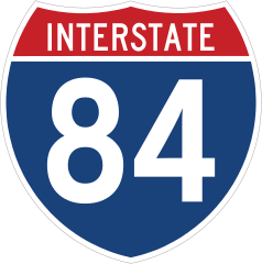 Interstate 84 Sign Sticker