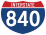 Interstate 840 Sign Sticker