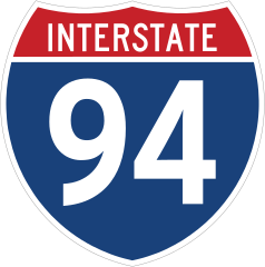 Interstate 94 Sign Sticker