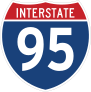Interstate 95 Sign Sticker