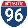 Interstate 96 Sign Sticker