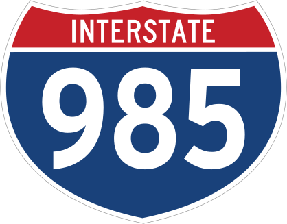 Interstate 985 Sign Sticker