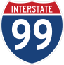 Interstate 99 Sign Sticker