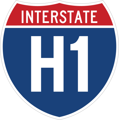 Interstate H1 Sign Sticker